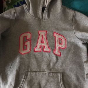 Gray and Pink GAP Hoodie